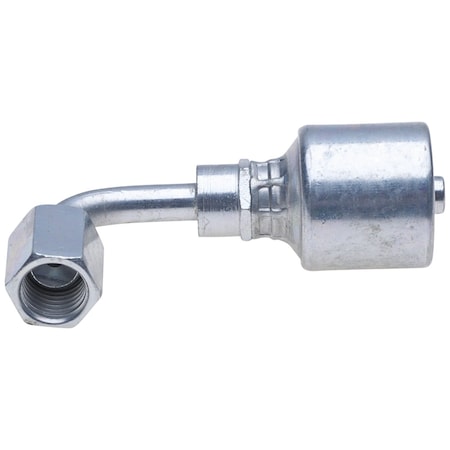 Gates Female JIC 37 degrees Flare Swivel, 90 degrees Bent Tube 710347485
